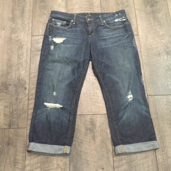 Joe's Jeans Denim - EUC, Joe’s Jeans cropped ex lover distressed jean